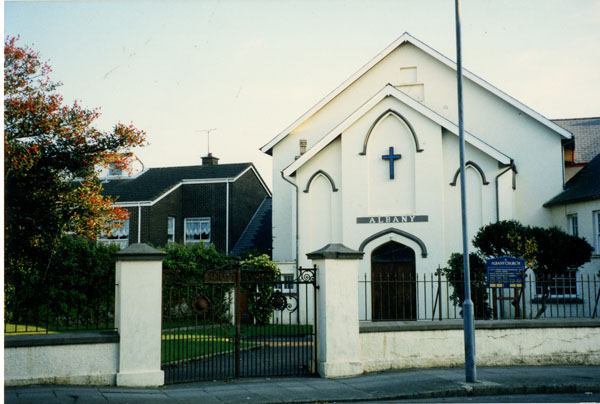 Photograph of the Albany United and Reformed Methodist church in Haverfordwest Pembrokeshire
